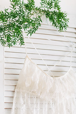 Свадебная фотосессия в стиле бохо, сорочка невесты