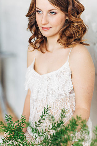 Свадебная фотосессия в стиле бохо, утро невесты