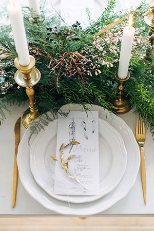 Свадебная фотосессия в стиле бохо, декор стола, меню