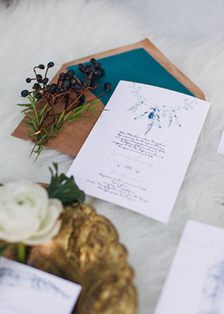 Свадебная фотосессия в стиле бохо, свадебная полиграфия