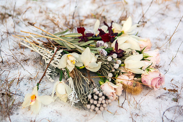 свадебная фотосессия в стиле Марии-Антуанетты, букет невесты