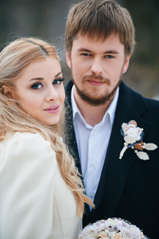 Свадебная фотосессия в стиле русского классицизма, жених и невеста