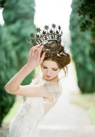 свадебная корона для невесты