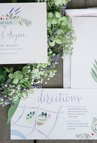 свадебная полиграфия, информационная карточка