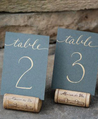 свадебная полиграфия, напечатанный номер стола