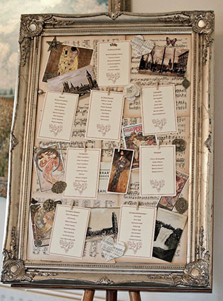 свадебная полиграфия, план рассадки гостей