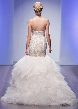 свадебные платья Lazaro весна 2015