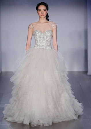 свадебные платья Lazaro весна 2015