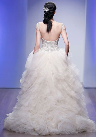 свадебные платья Lazaro весна 2015