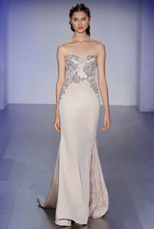 свадебные платья Lazaro весна 2015