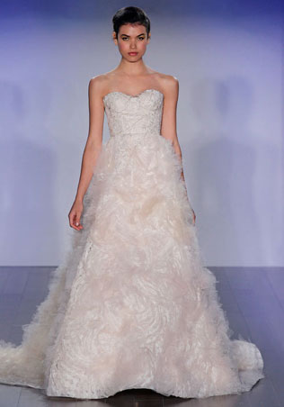свадебные платья Lazaro весна 2015