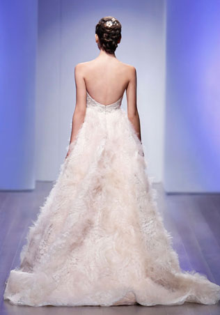 свадебные платья Lazaro весна 2015