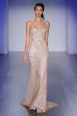 свадебные платья Lazaro весна 2015