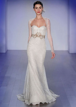 свадебные платья Lazaro весна 2015