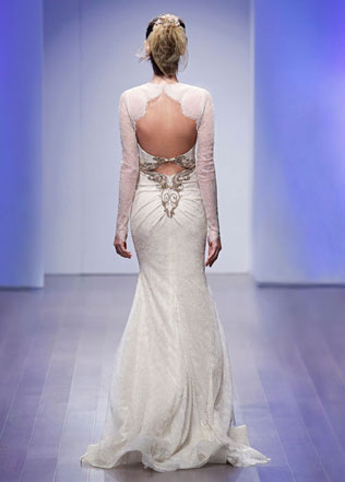 свадебные платья Lazaro весна 2015