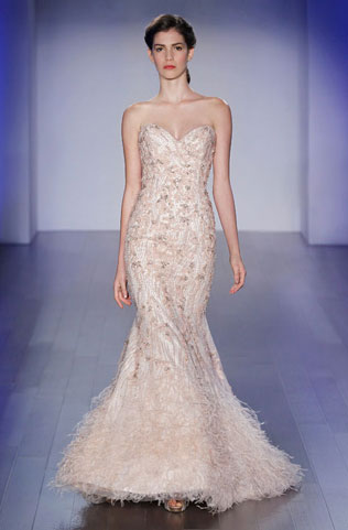 свадебные платья Lazaro весна 2015