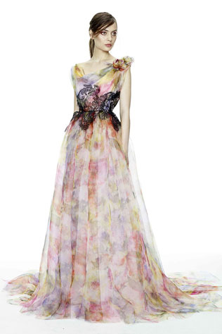 Свадебные платья с цветами