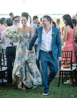 Свадебные платья с цветами