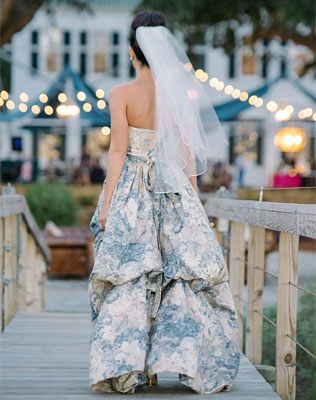 Свадебные платья с цветами