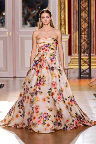 Свадебные платья с цветами