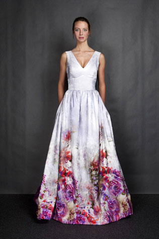 Свадебные платья с цветами