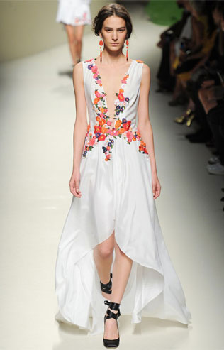 Свадебные платья с цветами