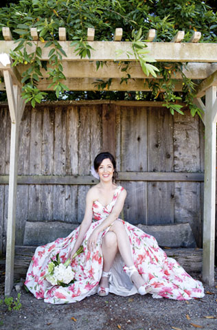 Свадебные платья с цветами