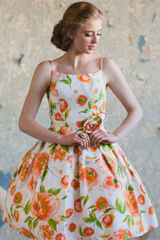 Свадебные платья с цветами