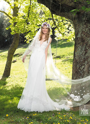 свадебные платья YolanCris 2015, коллекция Boho Chic
