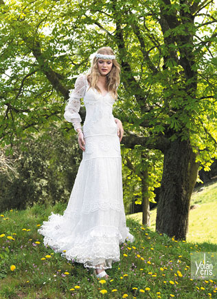 свадебные платья YolanCris 2015, коллекция Boho Chic