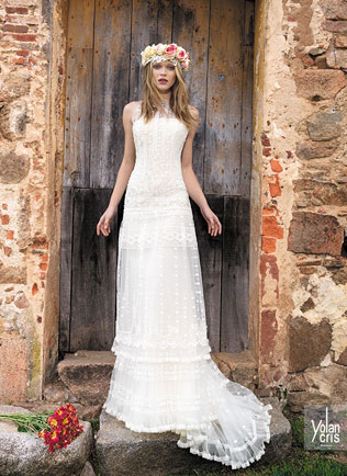 свадебные платья YolanCris 2015, коллекция Boho Chic