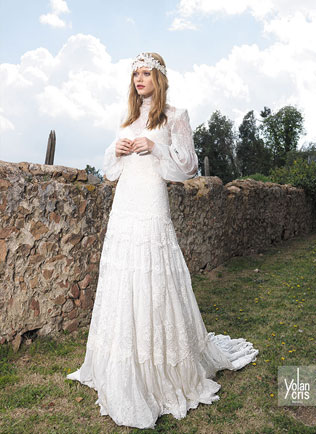 свадебные платья YolanCris 2015, коллекция Boho Chic