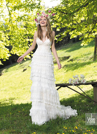 свадебные платья YolanCris 2015, коллекция Boho Chic