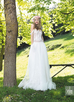 свадебные платья YolanCris 2015, коллекция Boho Chic