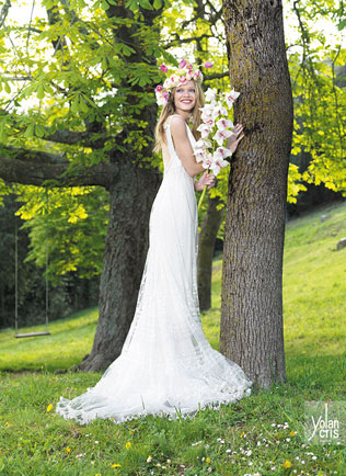 свадебные платья YolanCris 2015, коллекция Boho Chic