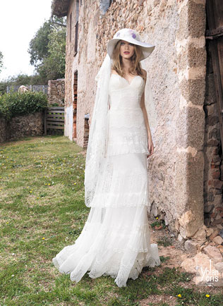 свадебные платья YolanCris 2015, коллекция Boho Chic