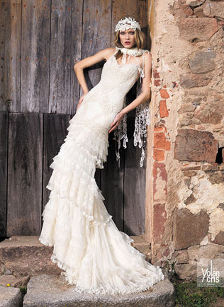 свадебные платья YolanCris 2015, коллекция Boho Chic