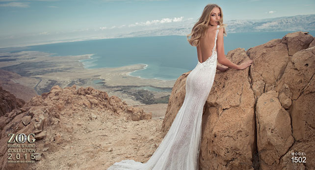 Свадебные платья Zoog Bridal 2015, открытая спина