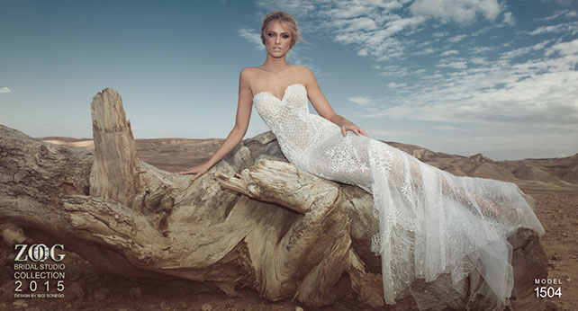 Свадебные платья Zoog Bridal 2015, карсет с вышевкой