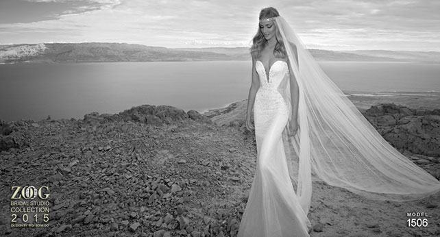 Свадебные платья Zoog Bridal 2015, длиная фата