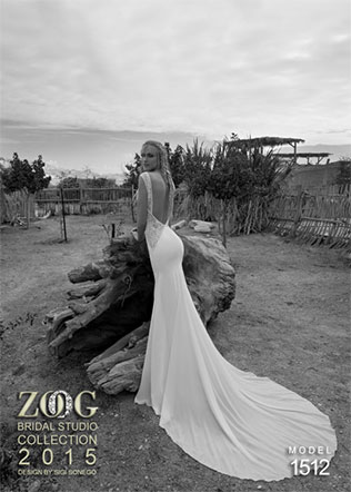 Свадебные платья Zoog Bridal 2015, длинный шлейф