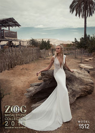 Свадебные платья Zoog Bridal 2015, длинный шлейф