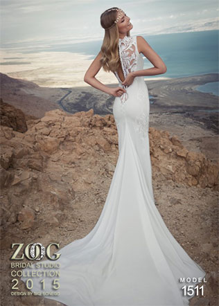 Свадебные платья Zoog Bridal 2015, длинный шлейф