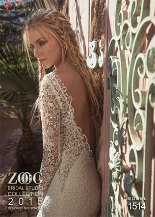 Свадебные платья Zoog Bridal 2015, кружевные рукава