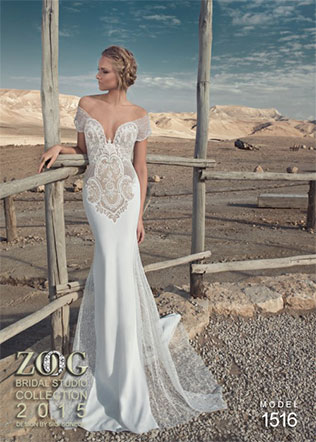Свадебные платья Zoog Bridal 2015, кружевной карсет