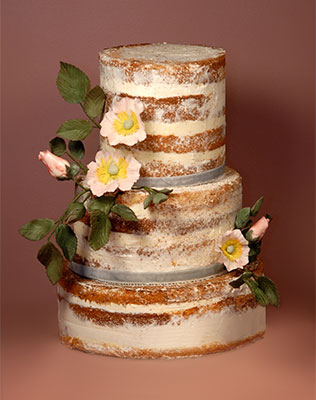 свадебные торты на заказ (Markus Pastry, Москва), торт «Рустик симпл»