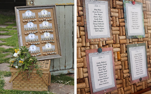 винные пробки в декоре свадьбы