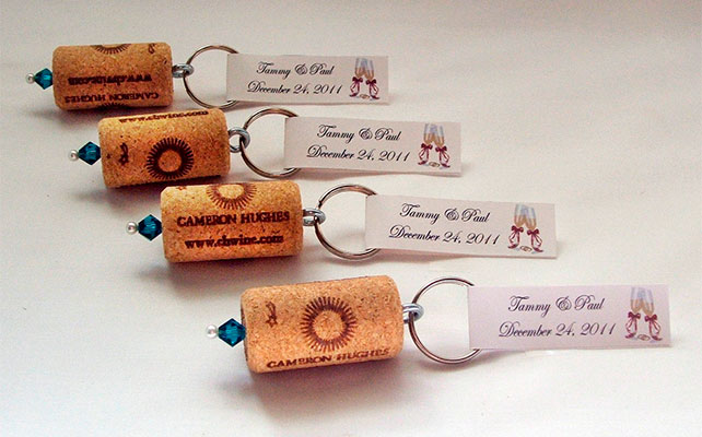 бонбоньерки для гостей на винной свадьбе