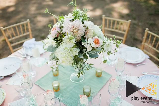 Свадебные тренды 2015 - пастельные цвета, флористика