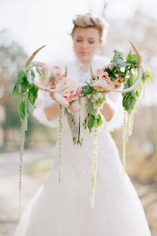 Свадебные тренды 2015 - флора и фауна, оленьи рога